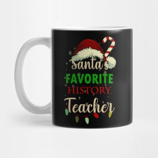 Santa's Favorite History Teacher Mug